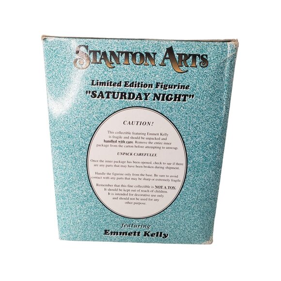 Emmett Kelly Saturday Night Weary Willie Clown 1995 Bathtub #1138 Stanton Arts - Picture 8 of 9